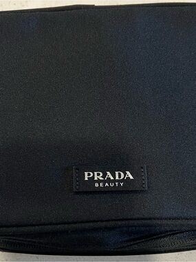 Prada Beauty Black Men's/Women’s Toiletry Pouch